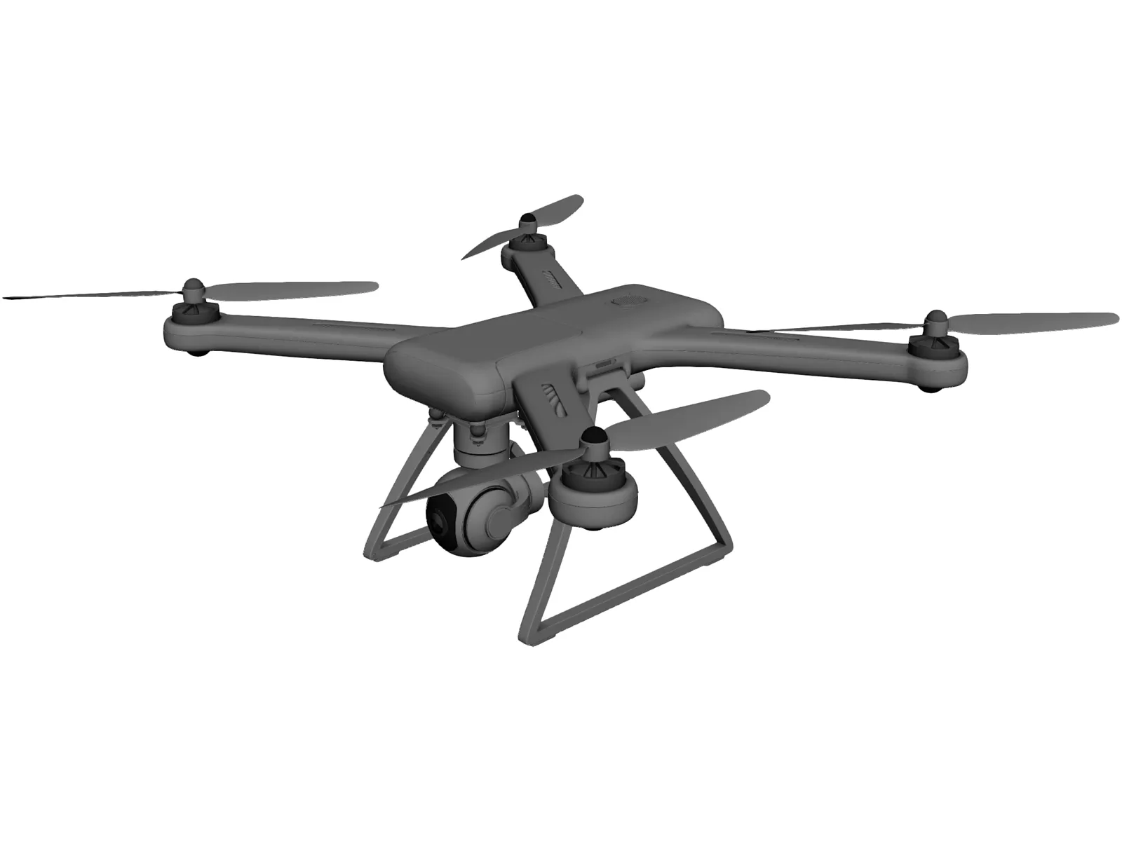 Mi Drone 3D Model main preview