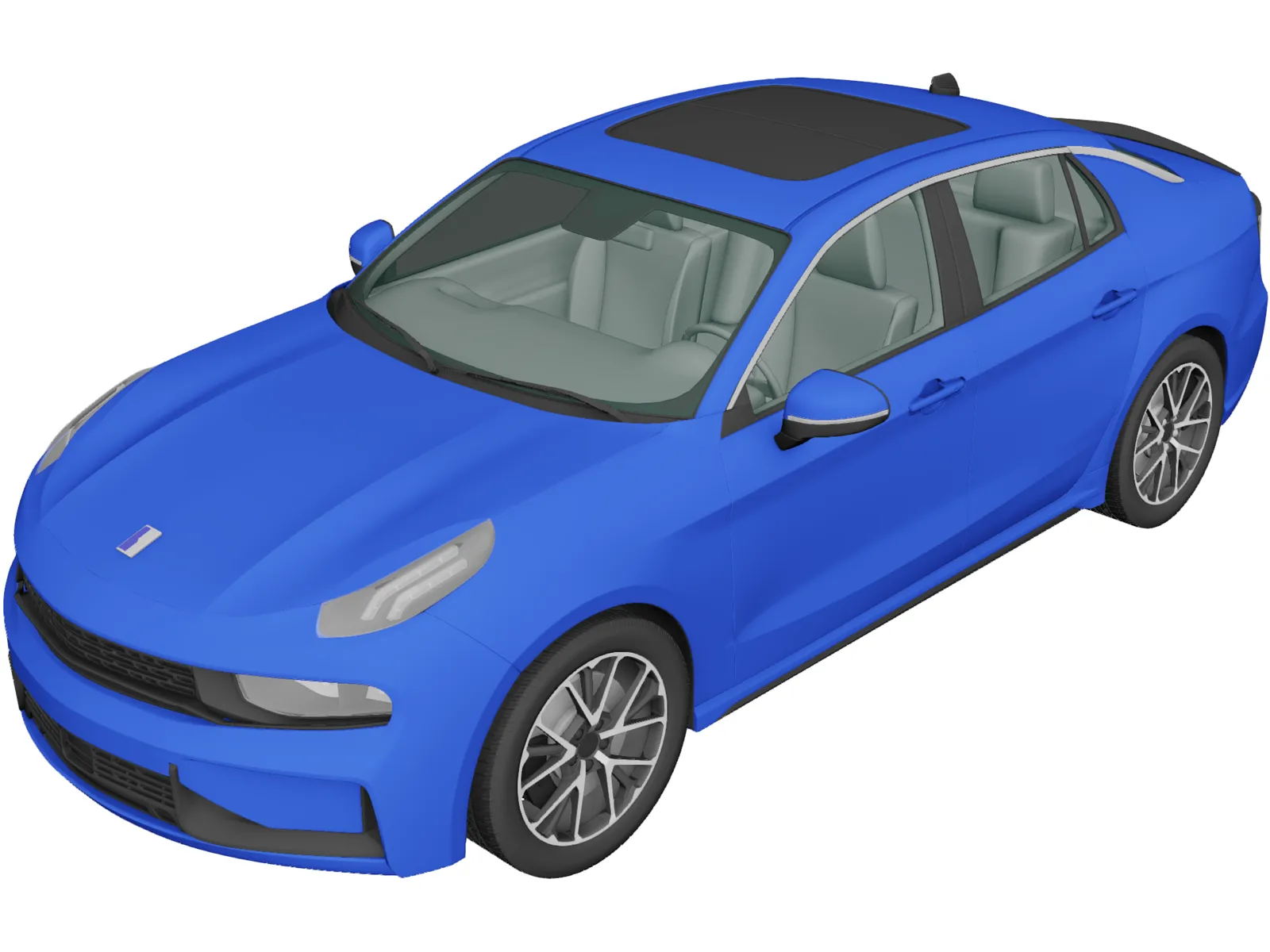 Lynk & Co 03 3D Model main preview