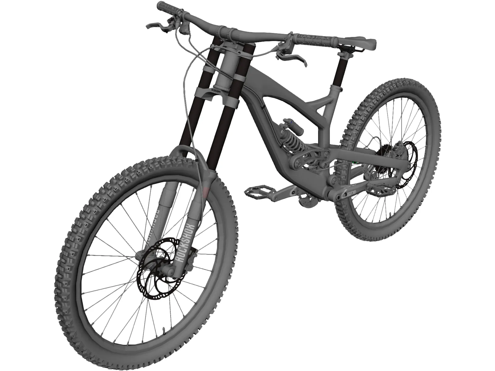 Bike MTB 3D Model main preview
