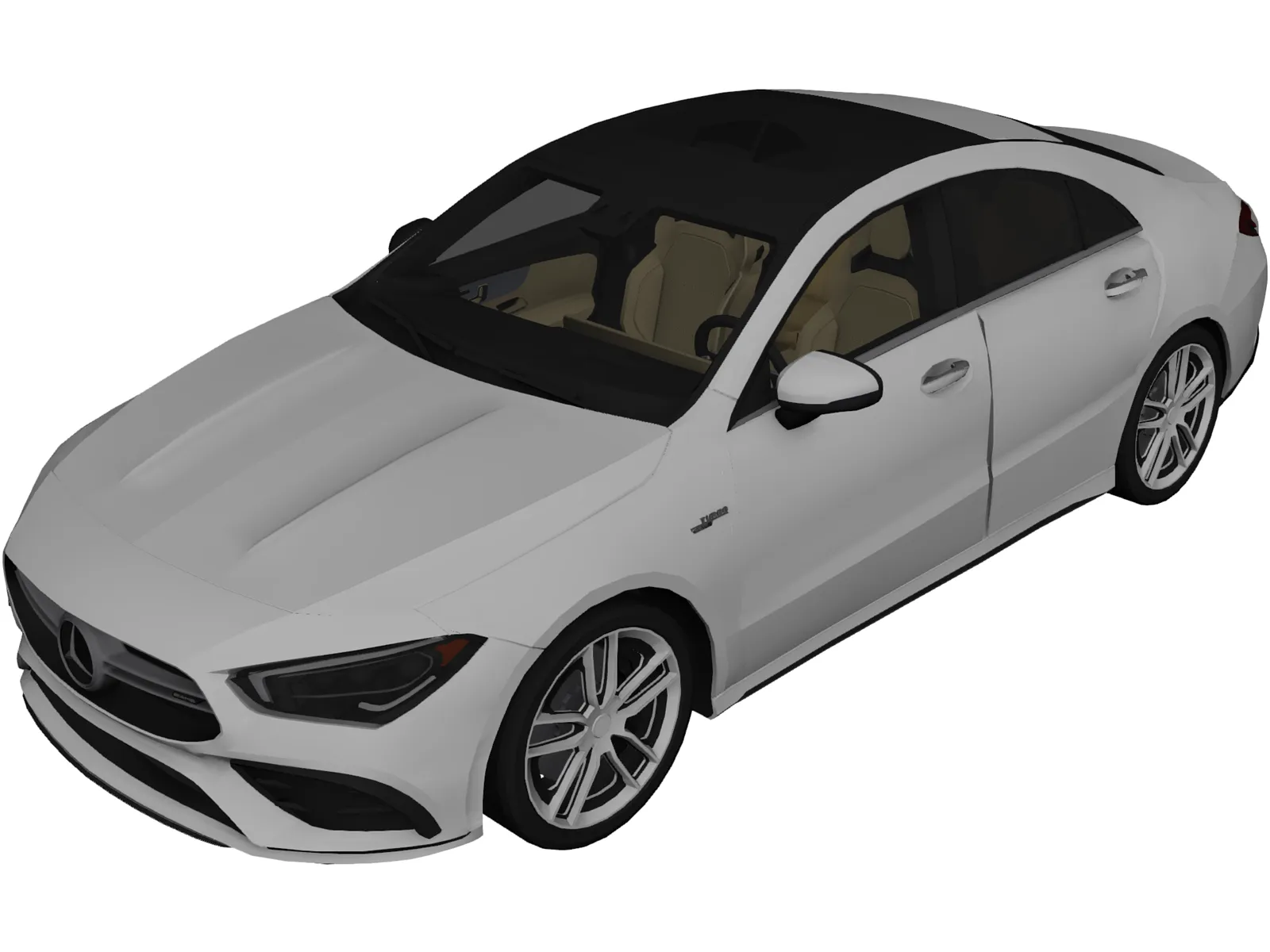 Mercedes-Benz CLA35 AMG  (2020) 3D Model main preview