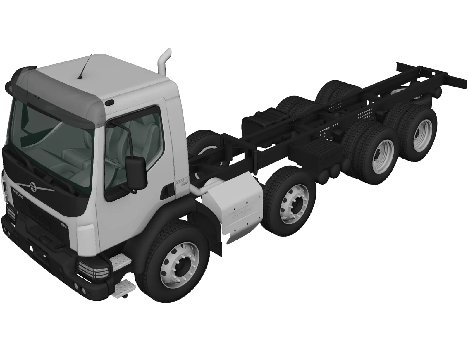 Volvo VM 270 Chassis 3D Model main preview