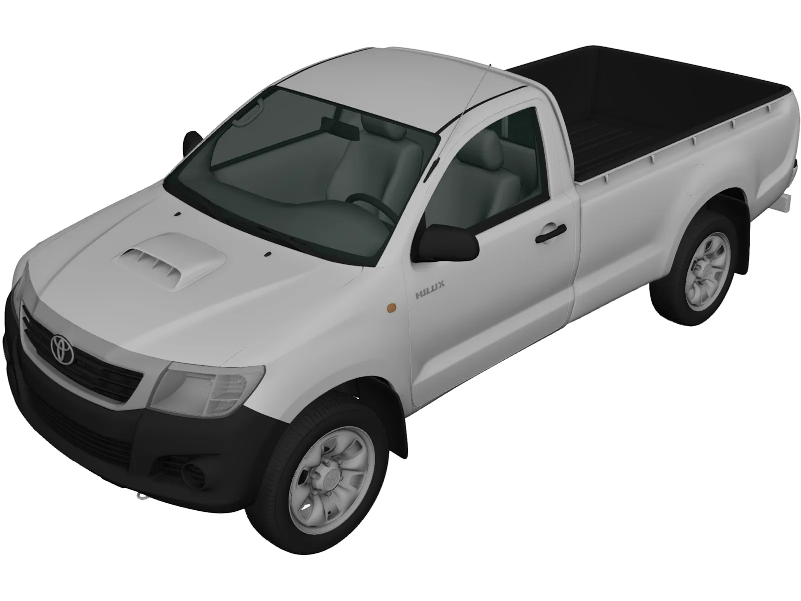 Toyota Hilux (1999) 3D Model main preview