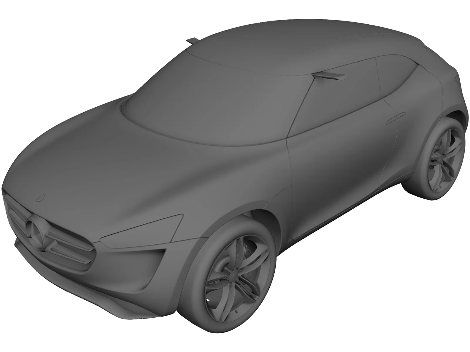Mercedes-Benz Vision G-Code 3D Model main preview