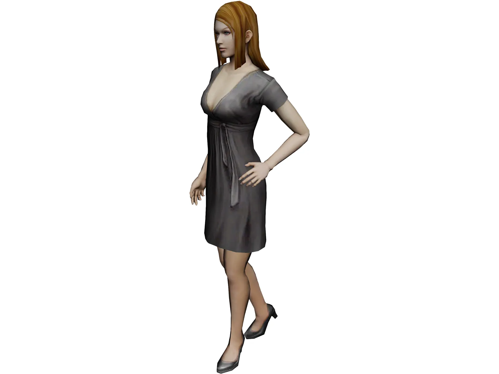 Girl 3D Model main preview