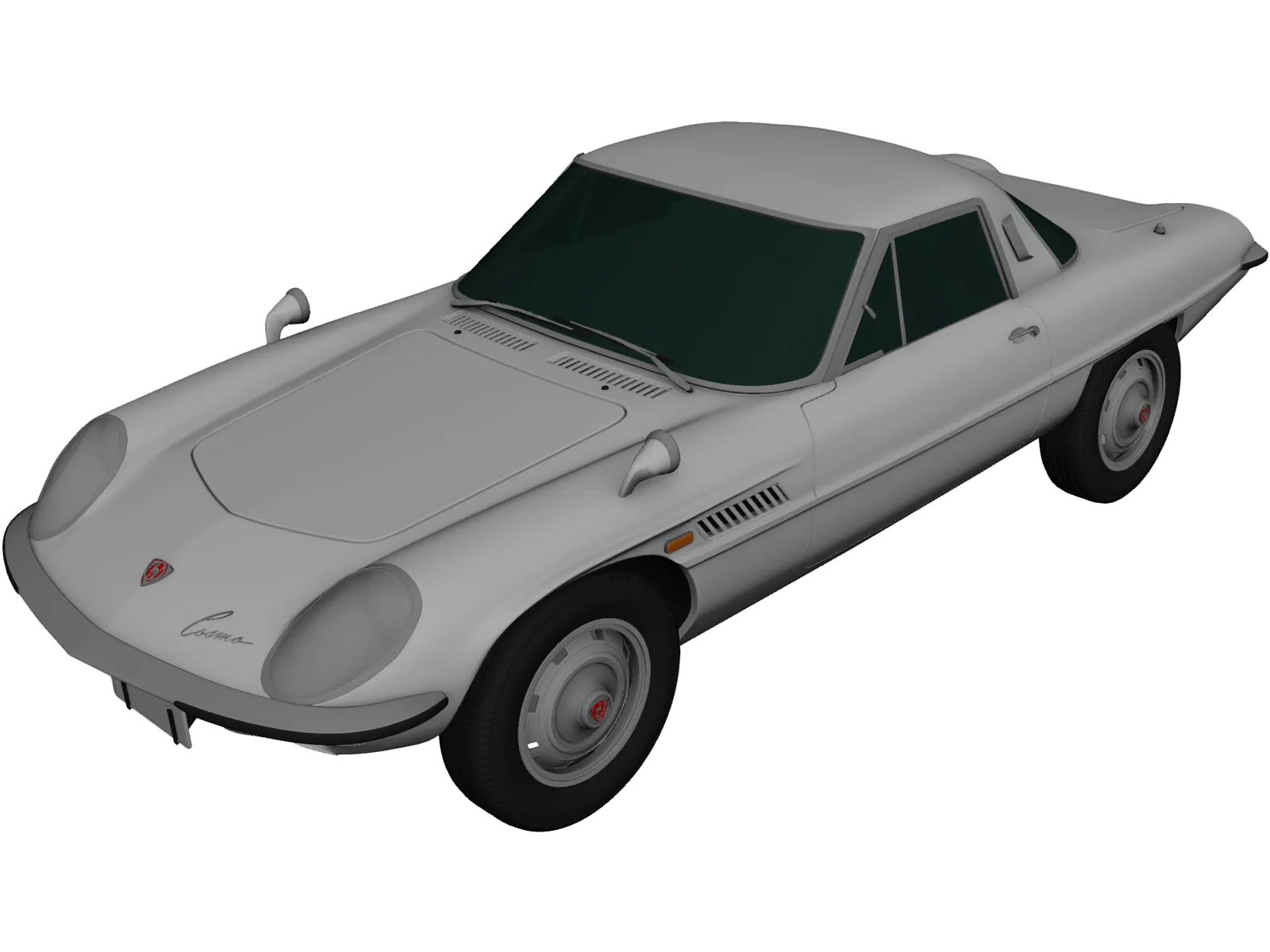 Mazda Cosmo (1967) 3D Model main preview