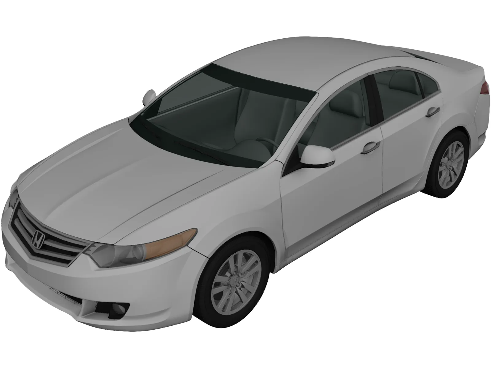 Honda Accord Sedan (2009) 3D Model main preview