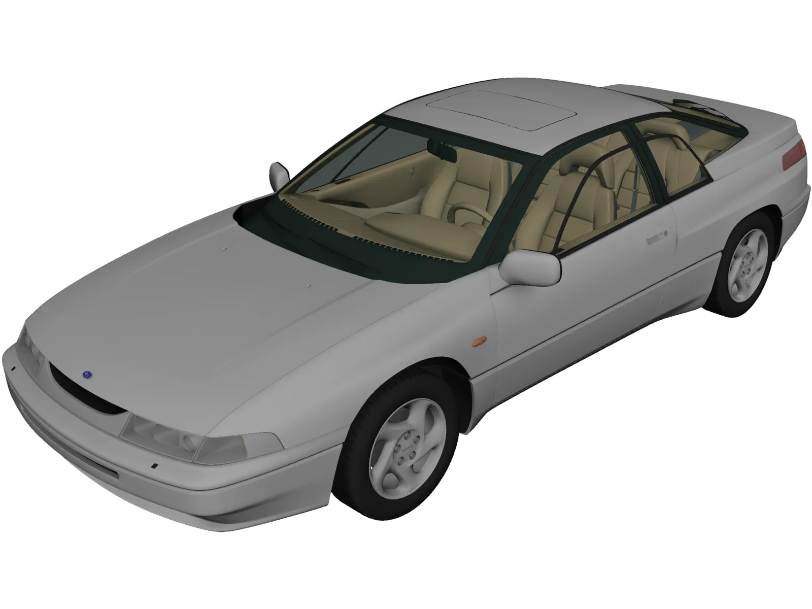 Subaru SVX (1992) 3D Model main preview