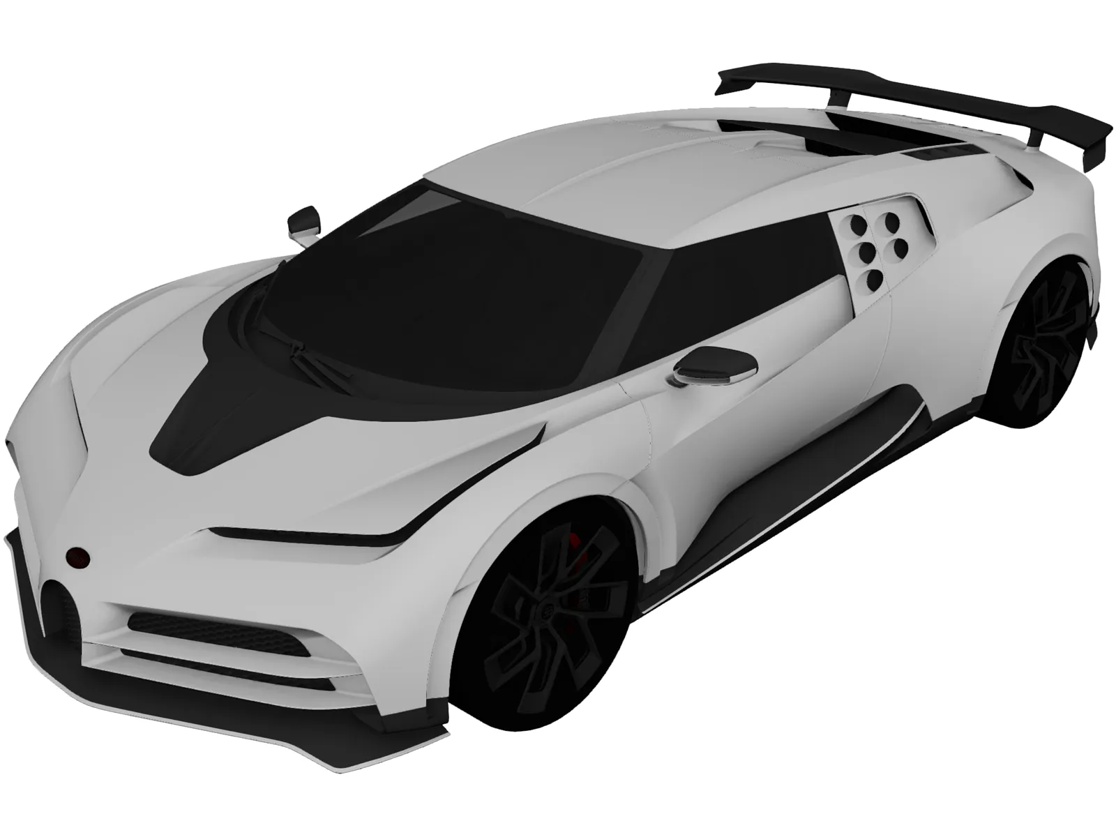 Bugatti EB110 Homage (2019) 3D Model main preview