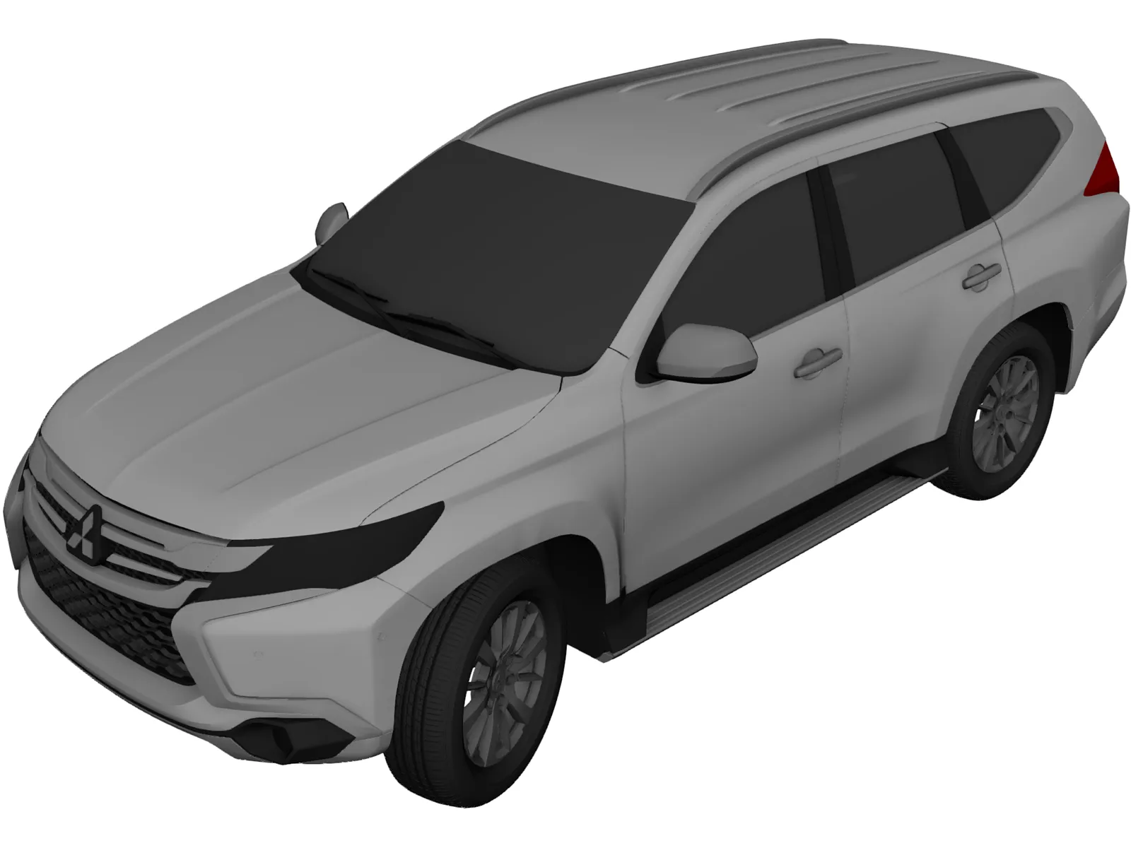 Mitsubishi Montero Sport 3D Model main preview