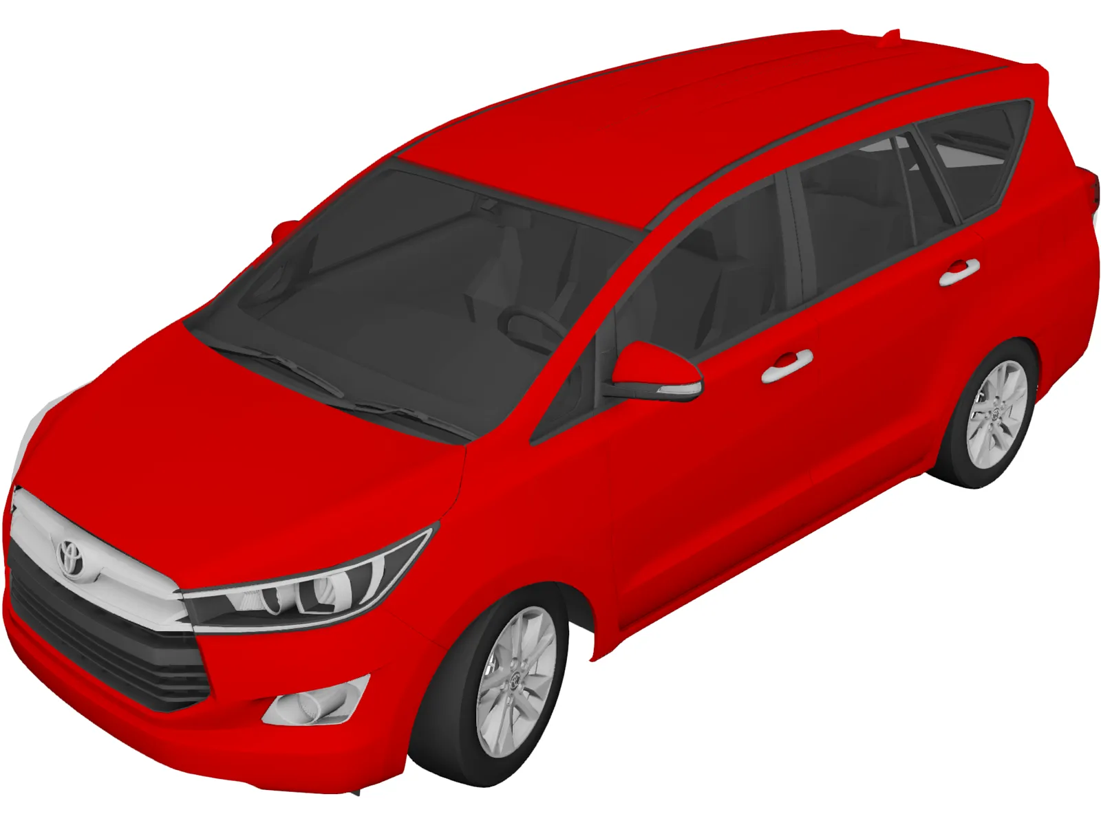Toyota Innova (2017) 3D Model main preview