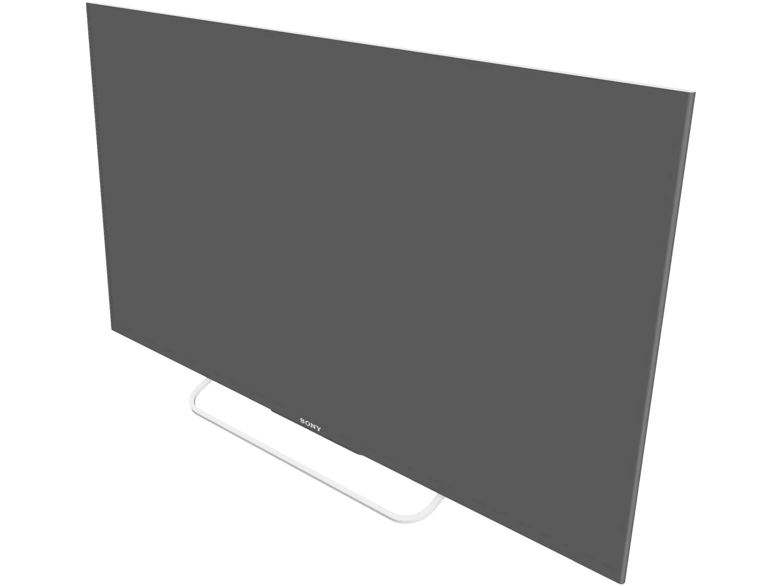 Sony Smart TV 3D Model main preview