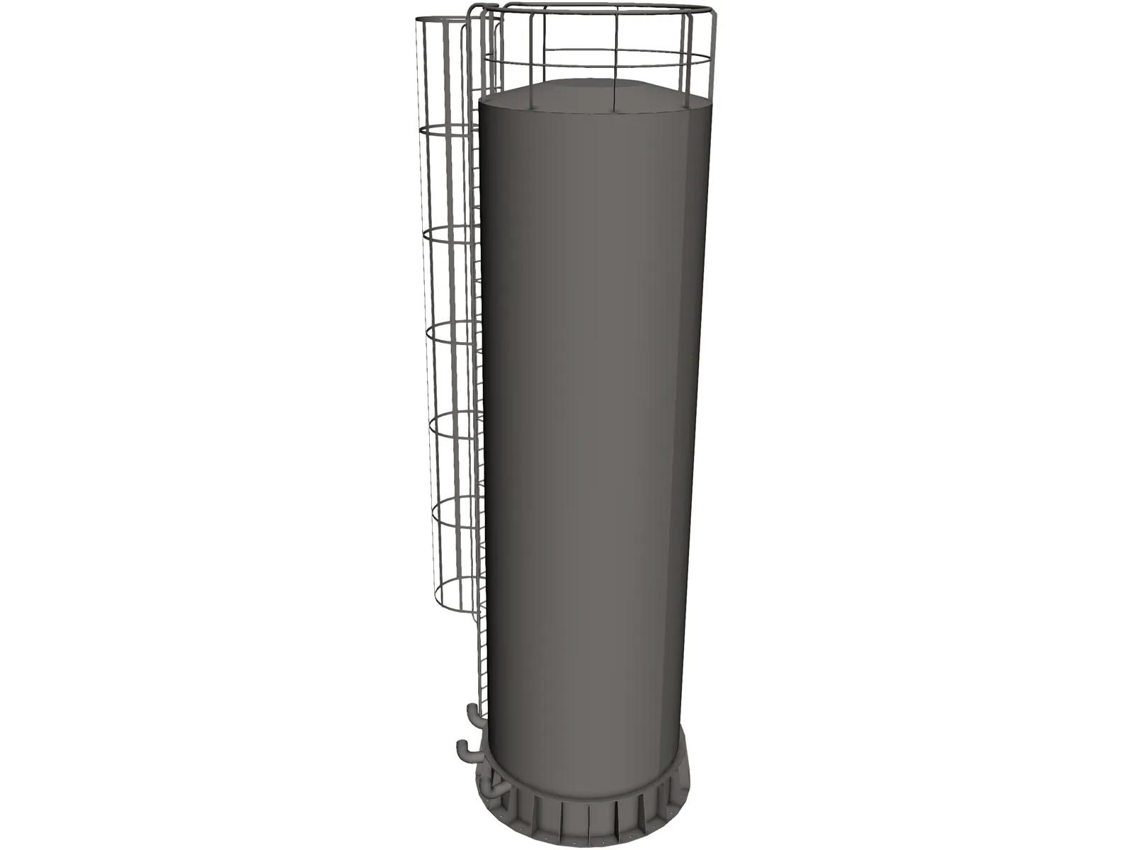 Storage Tank 3D Model main preview