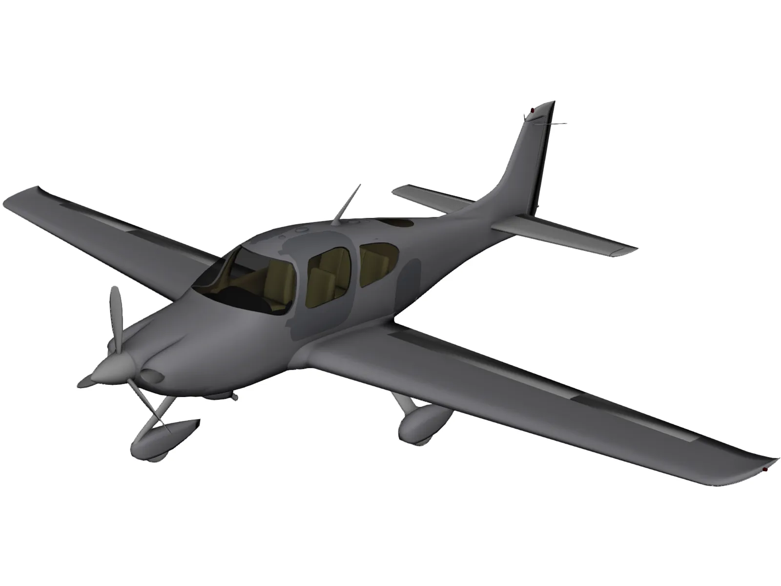 Cirrus SR22 3D Model main preview