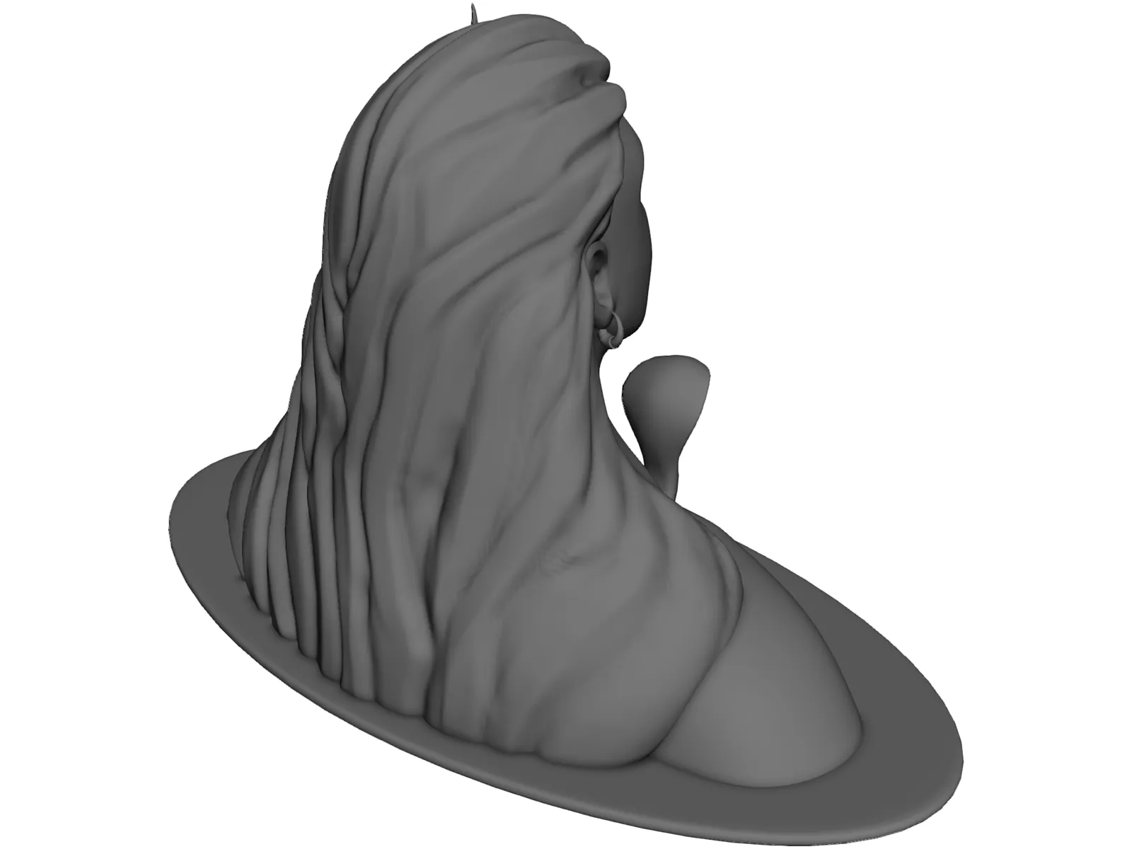 Shiva Statue 3D Model main preview