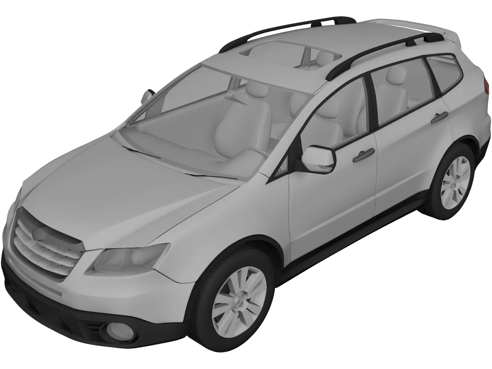 Subaru Tribeca (2010) 3D Model main preview
