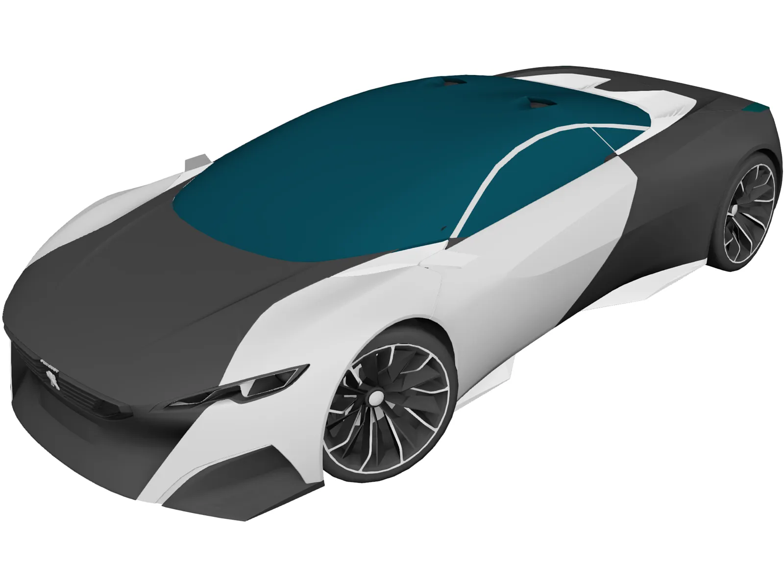 Peugeot Onyx 3D Model main preview