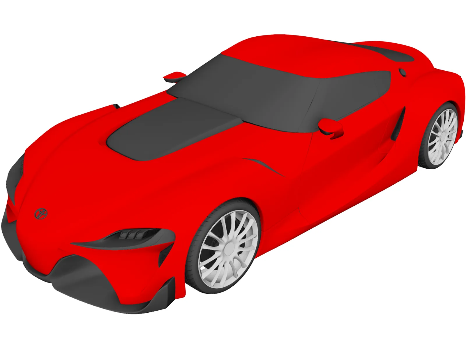 Toyota FT-1 Supra Concept (2014) 3D Model main preview