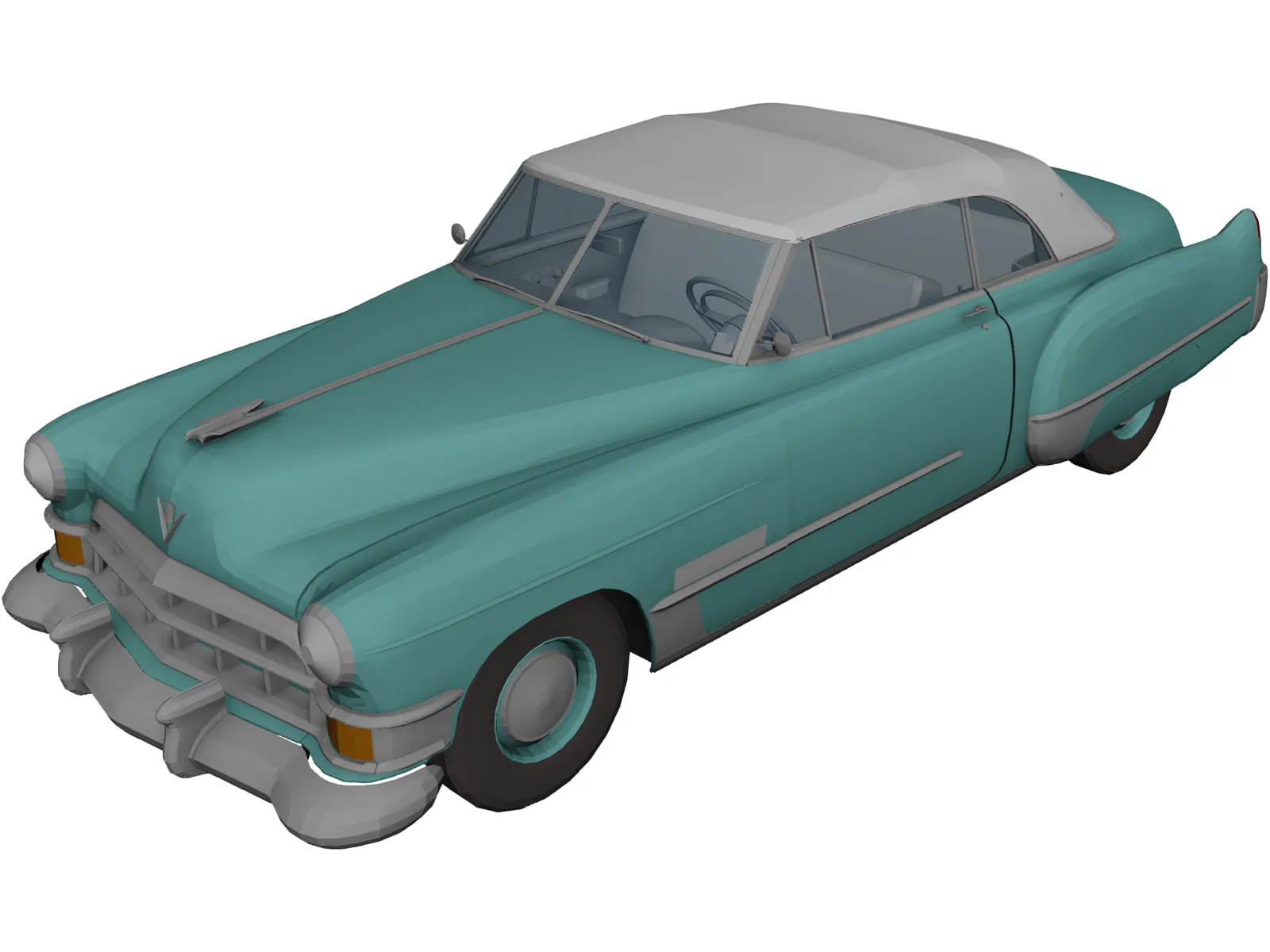 Cadillac Series 62 (1948) 3D Model main preview