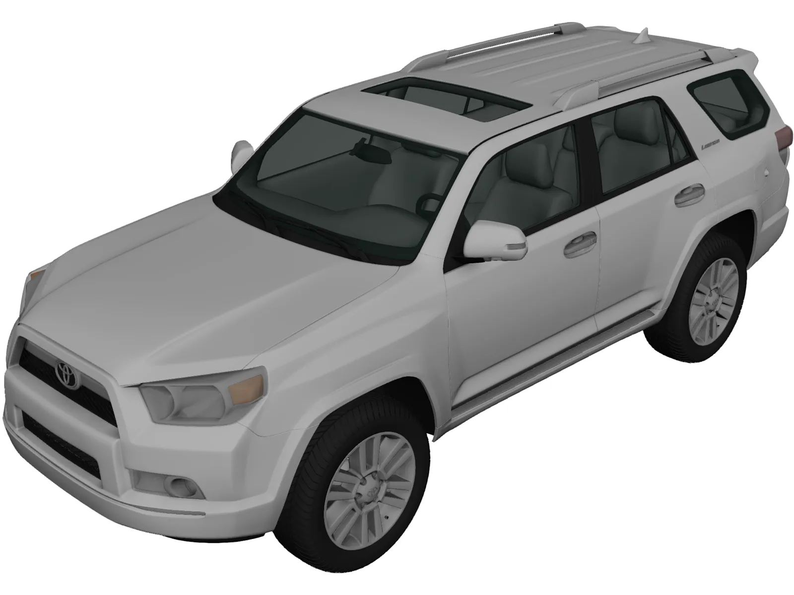 Toyota 4Runner (2011) 3D Model main preview