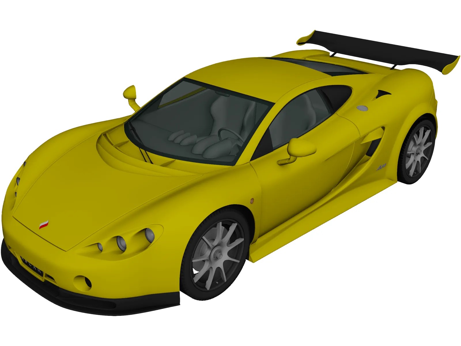 Ascari A10 (2006) 3D Model main preview