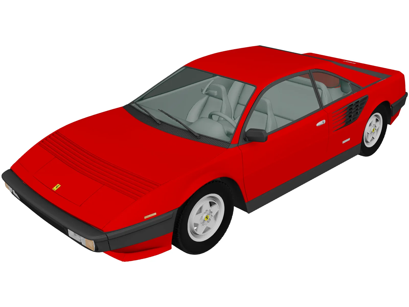 Ferrari Mondial (1980) 3D Model main preview