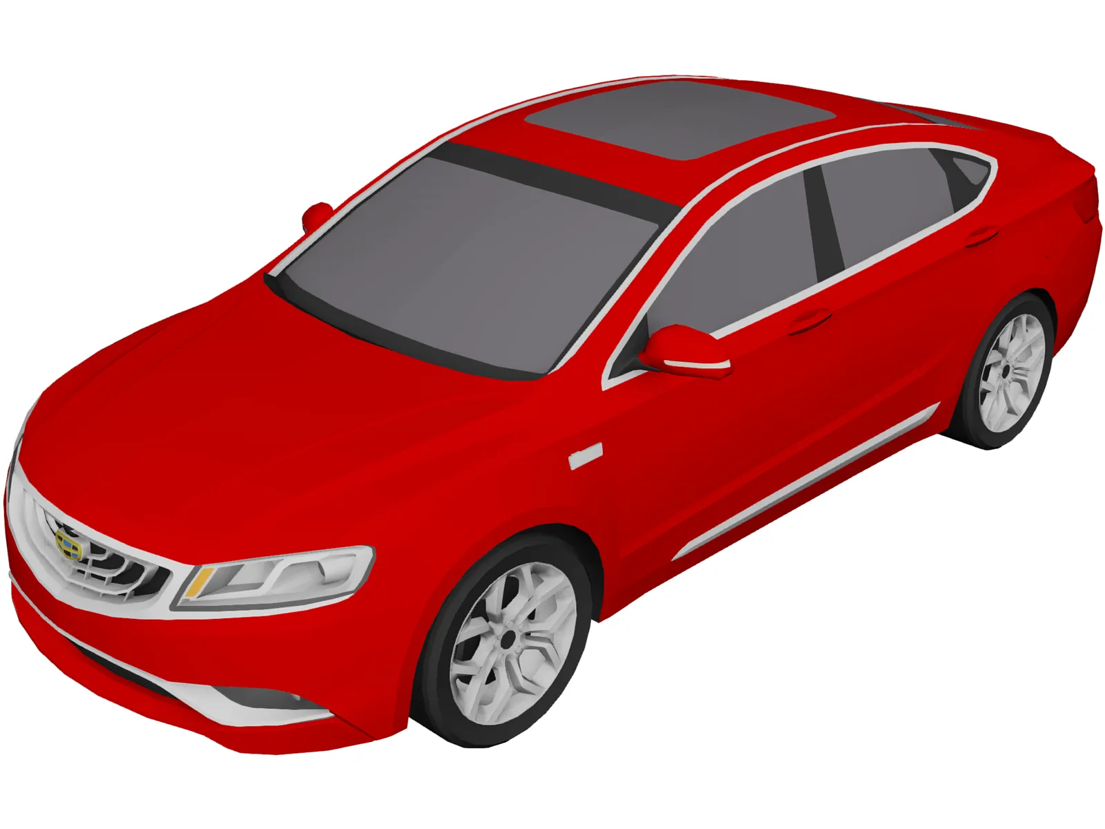 Geely Borui (2015) 3D Model main preview