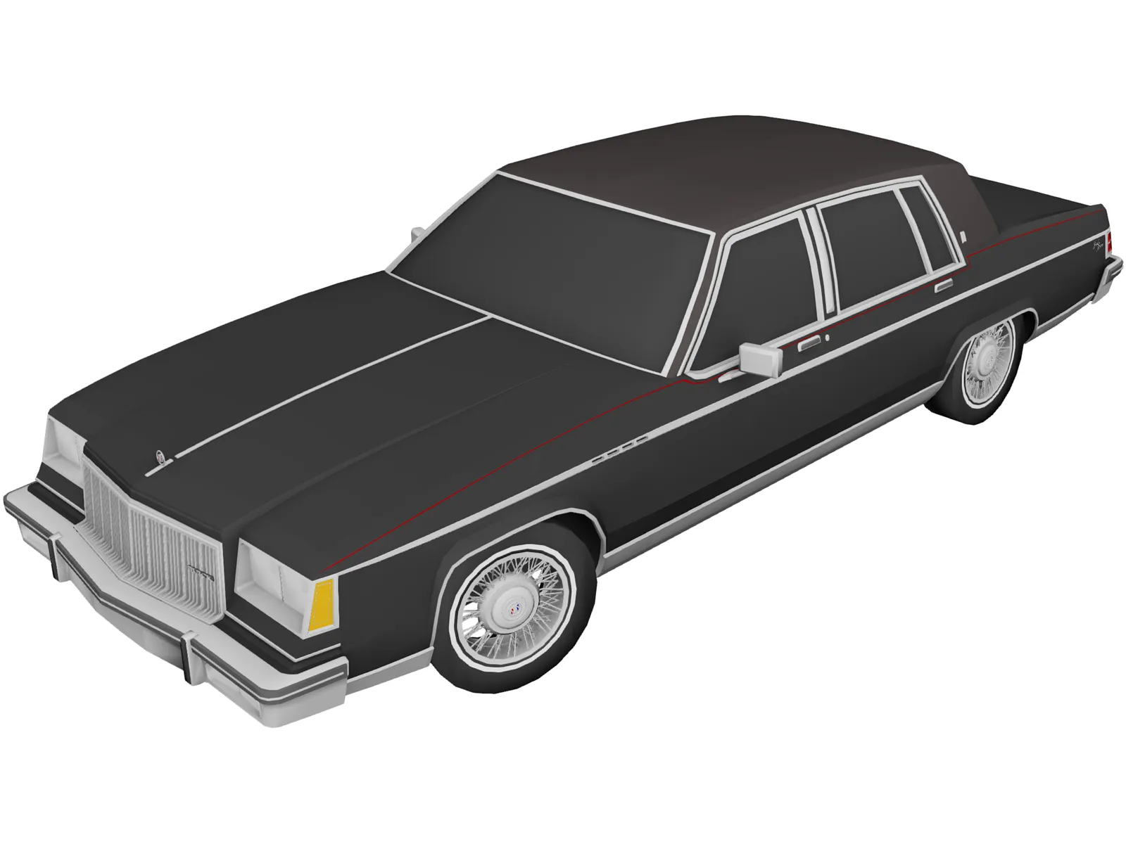Buick Electra (1980) 3D Model main preview