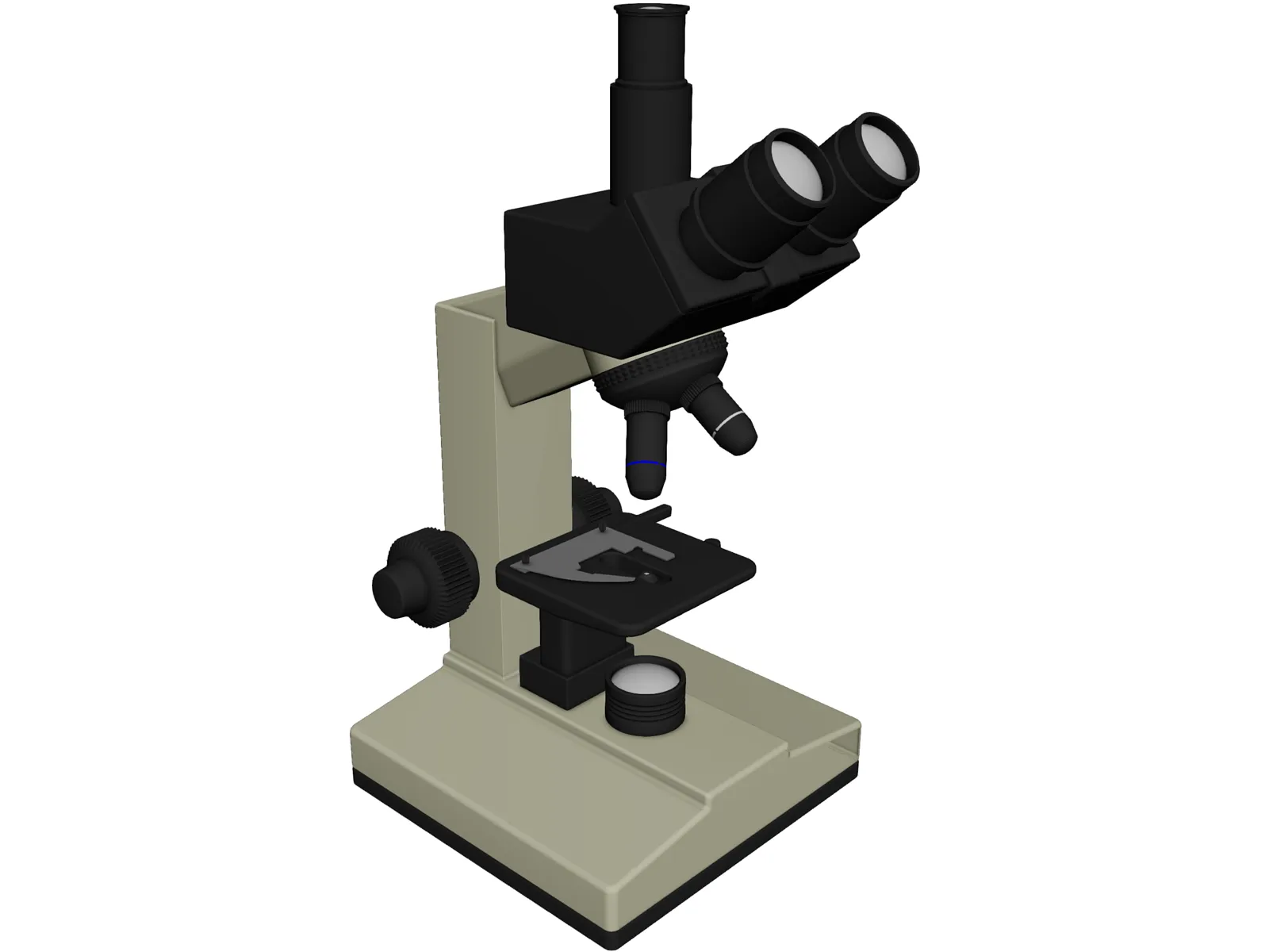 Microscope 3D Model main preview