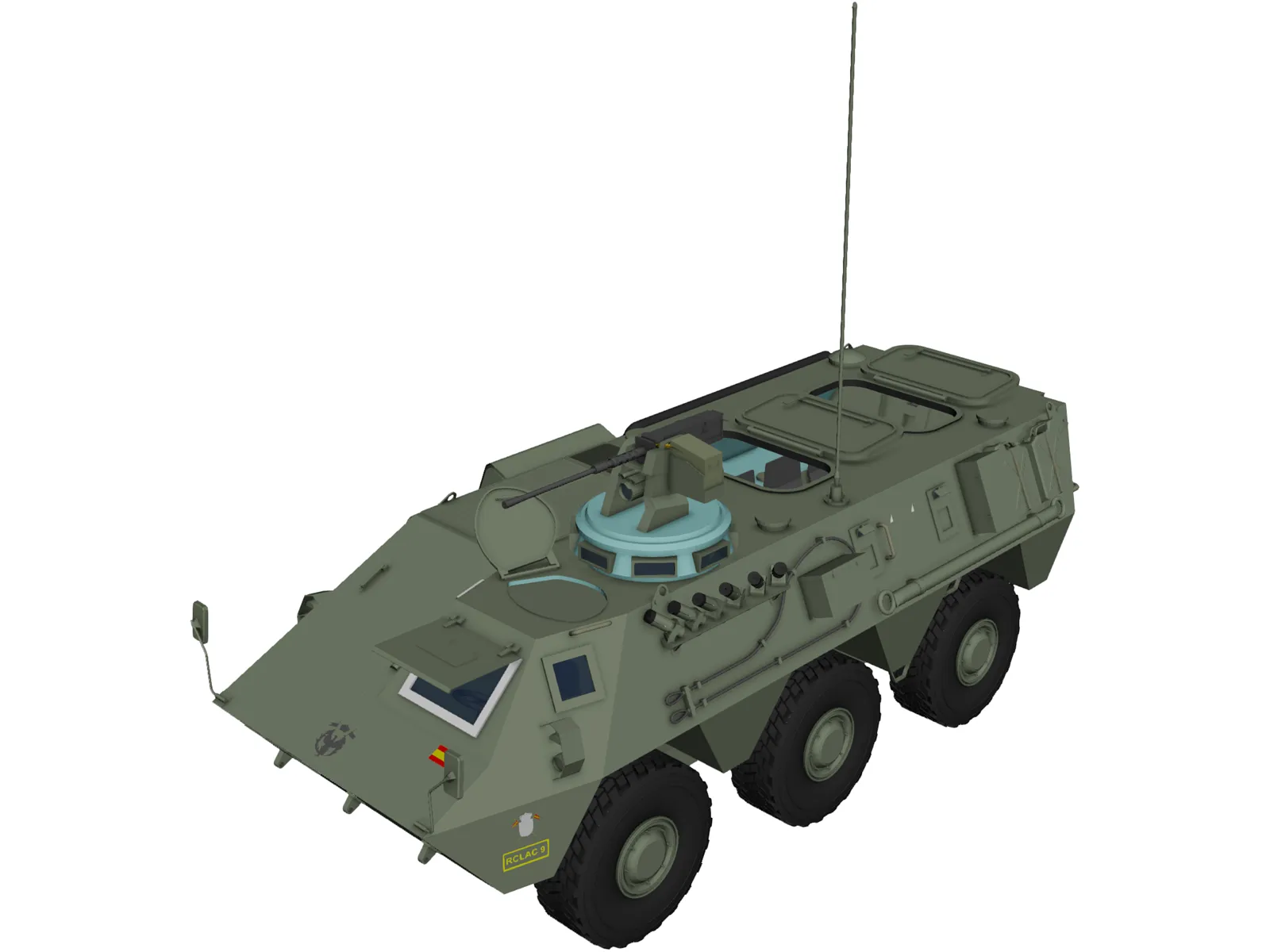 Pegaso 3560 BMR 3D Model main preview