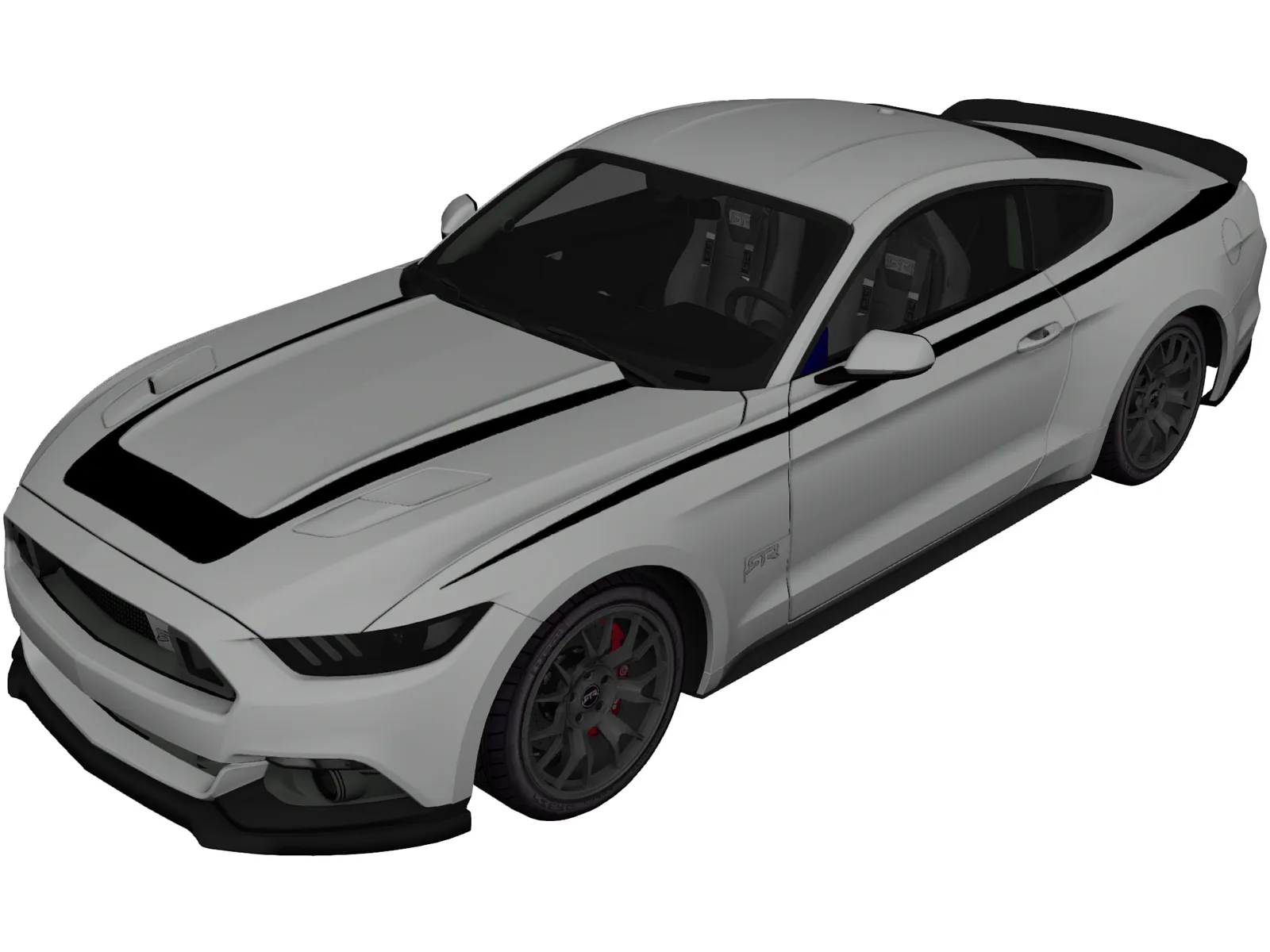 Ford Mustang RTR (2015) 3D Model main preview