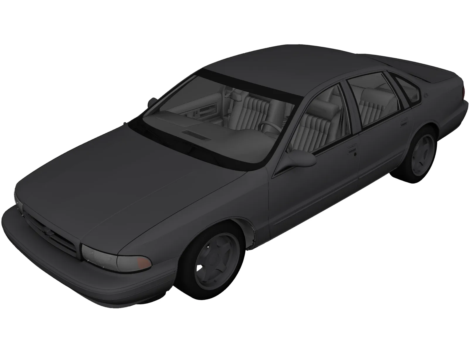 Chevrolet Impala SS (1996) 3D Model main preview