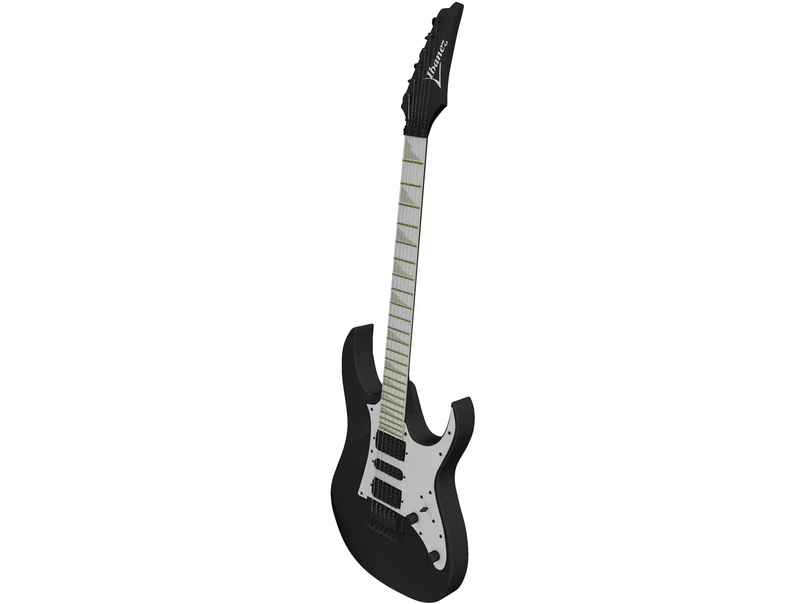 Ibanez RG-350 Electric Guitar 3D Model main preview