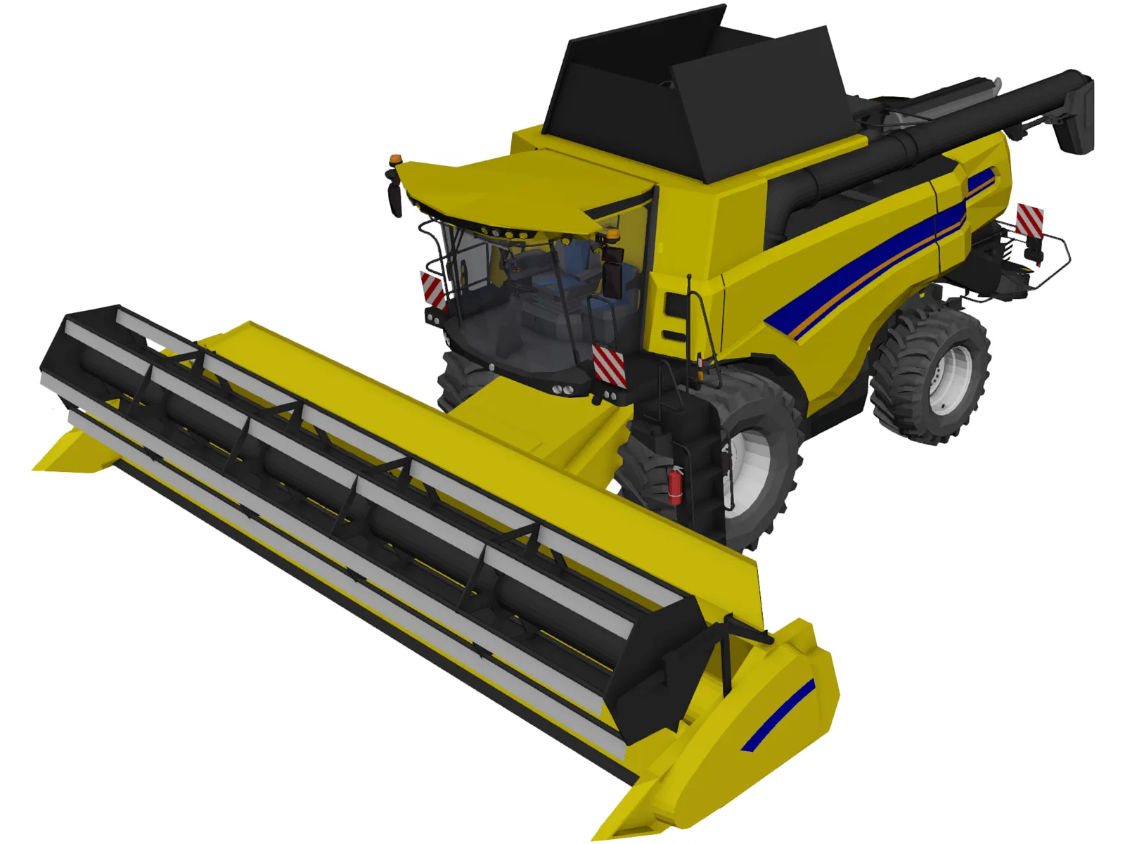New Holland CX8 3D Model main preview