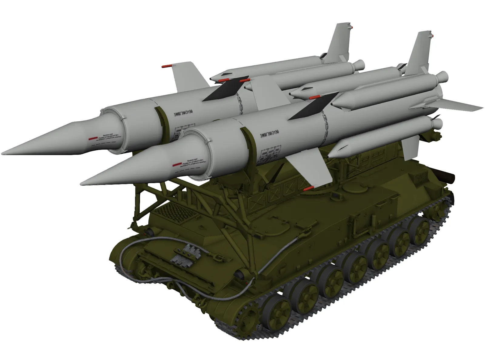 SA-4 Ganef 3D Model main preview