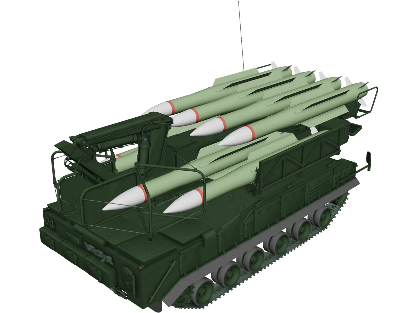 SA-11 Gadfly TEL 3D Model main preview