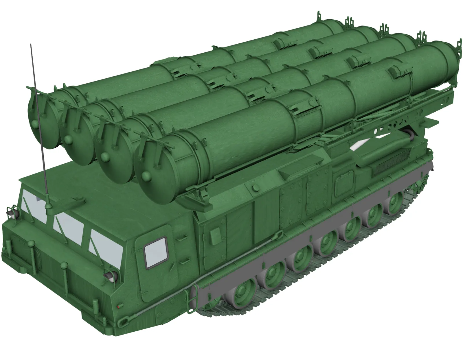 SA-12a-23a Gladiator TELAR 3D Model main preview