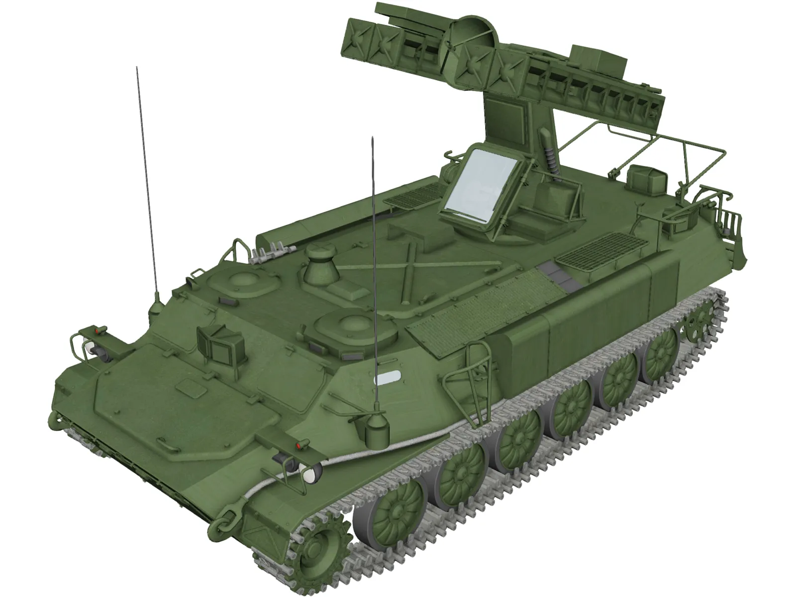 SA-13 Gopher 3D Model main preview