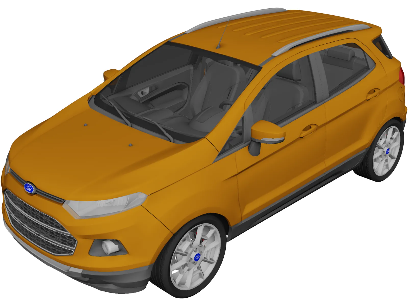 Ford EcoSport (2012) 3D Model main preview