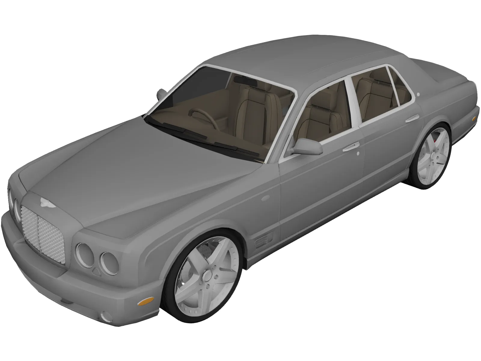 Bentley Arnage (2007) 3D Model main preview