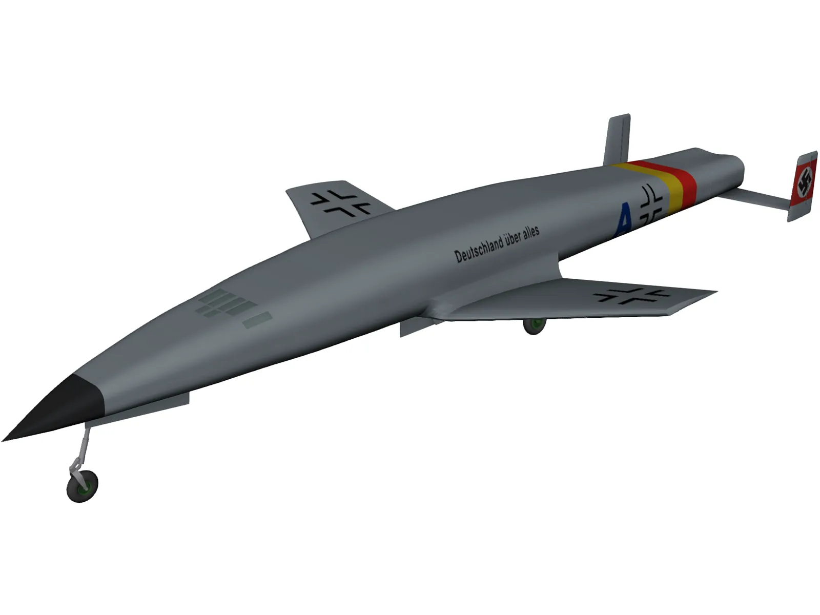 Sanger Amerika Bomber 3D Model main preview