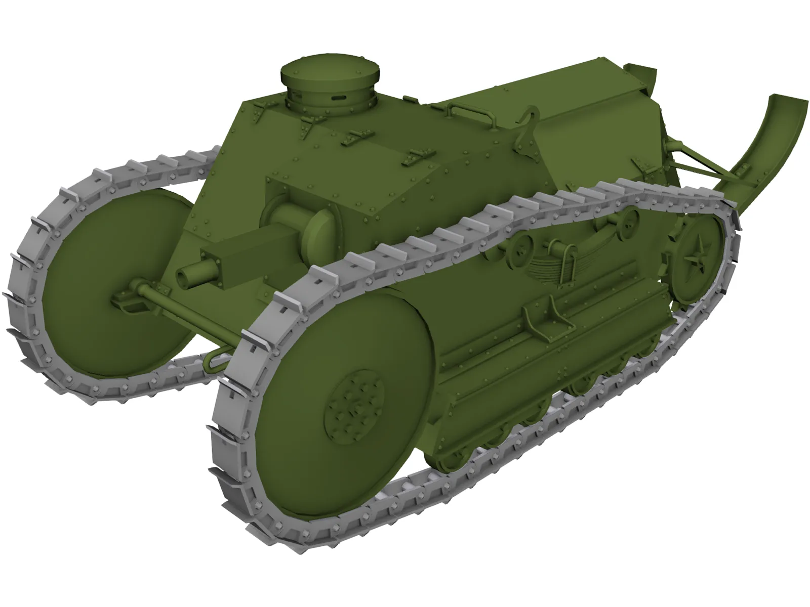 Ford M1918 3D Model main preview