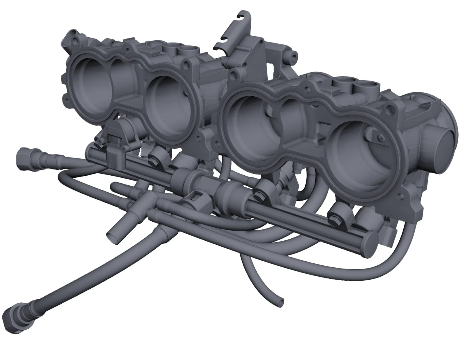 Honda CBR 600 RR Engine Intake 3D Model main preview