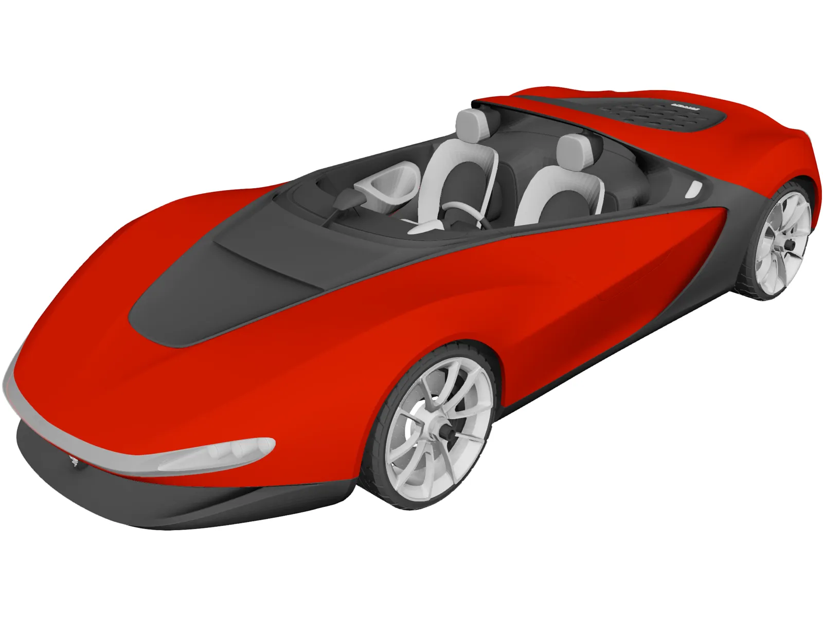 Ferrari Sergio Concept (2013) 3D Model main preview
