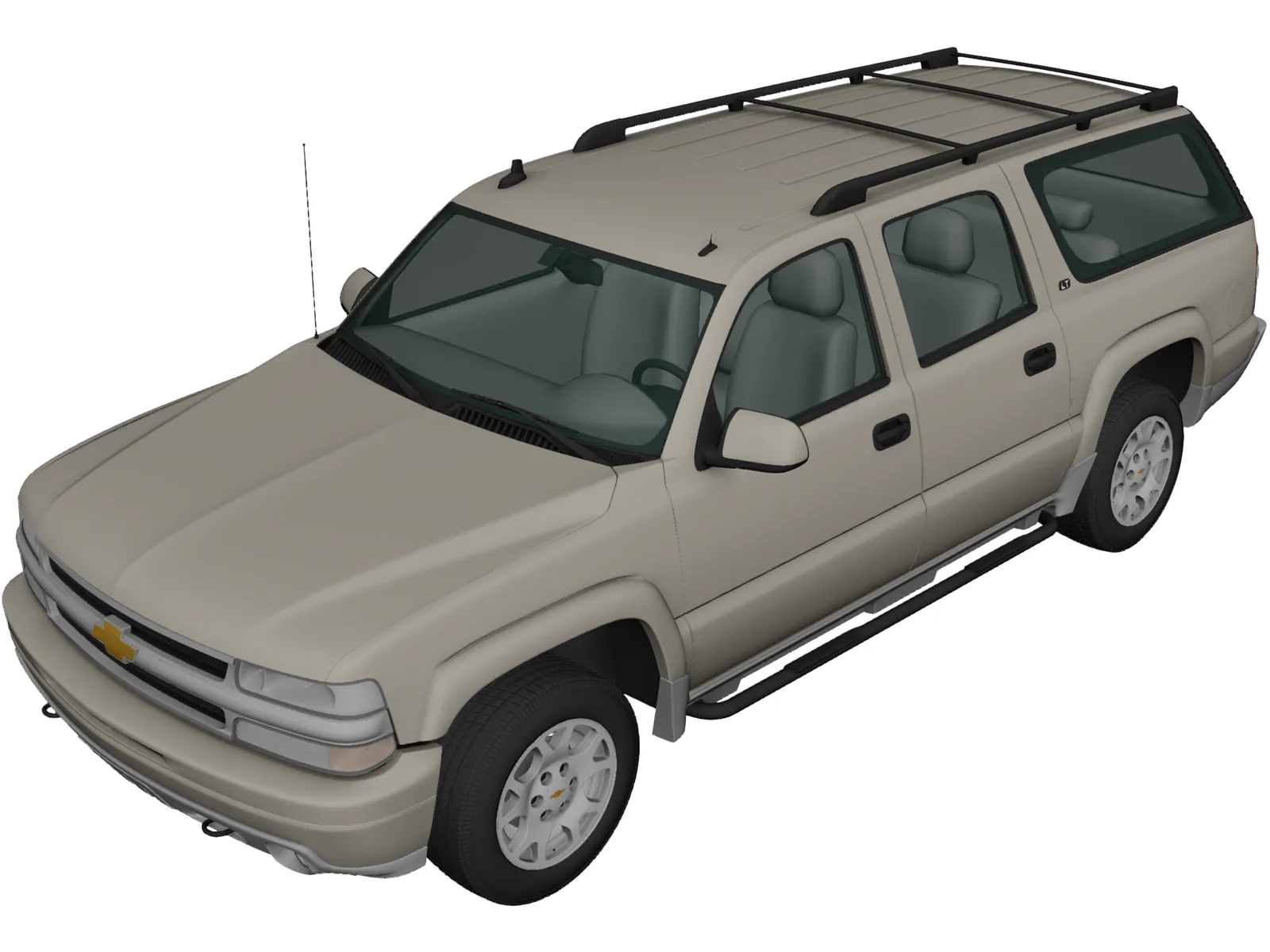Chevrolet Suburban LT (2005) 3D Model main preview
