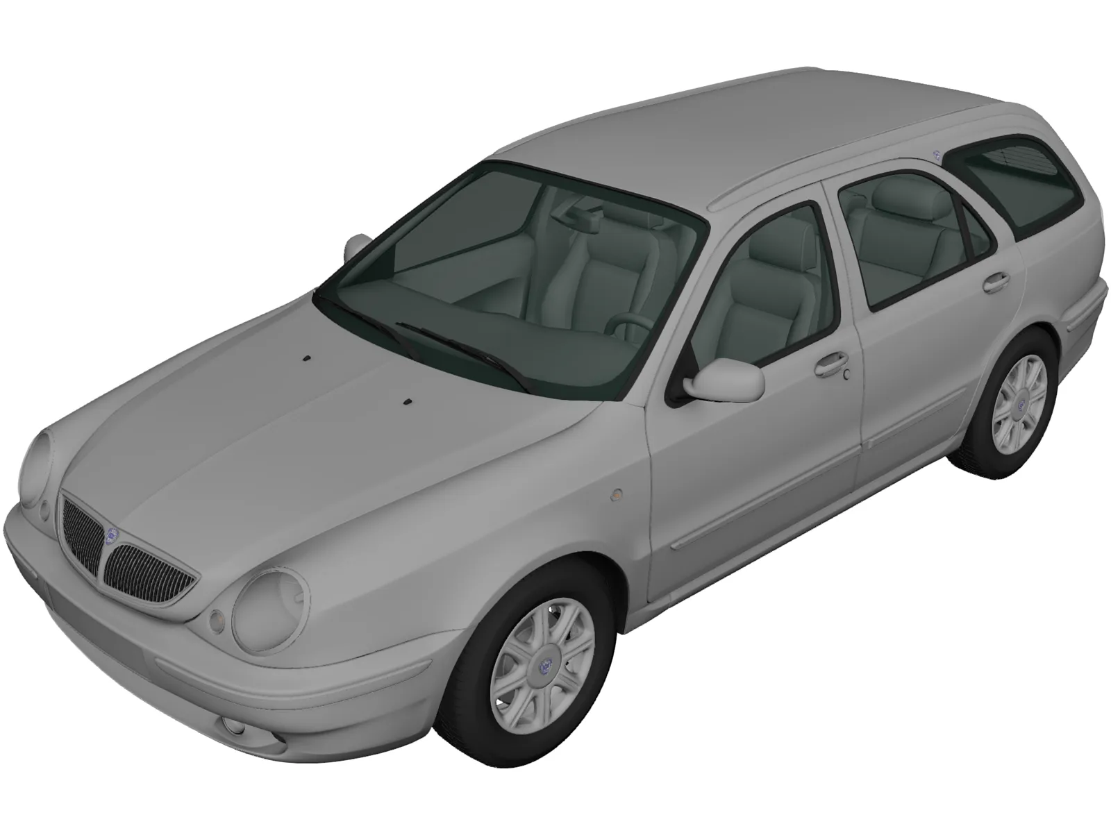Lancia Lybra Wagon (1999) 3D Model main preview