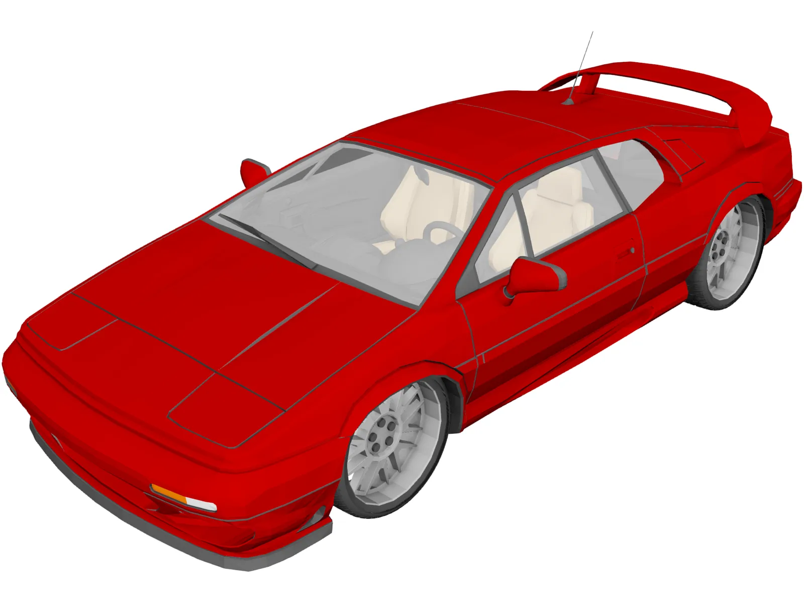 Lotus Esprit (2002) 3D Model main preview