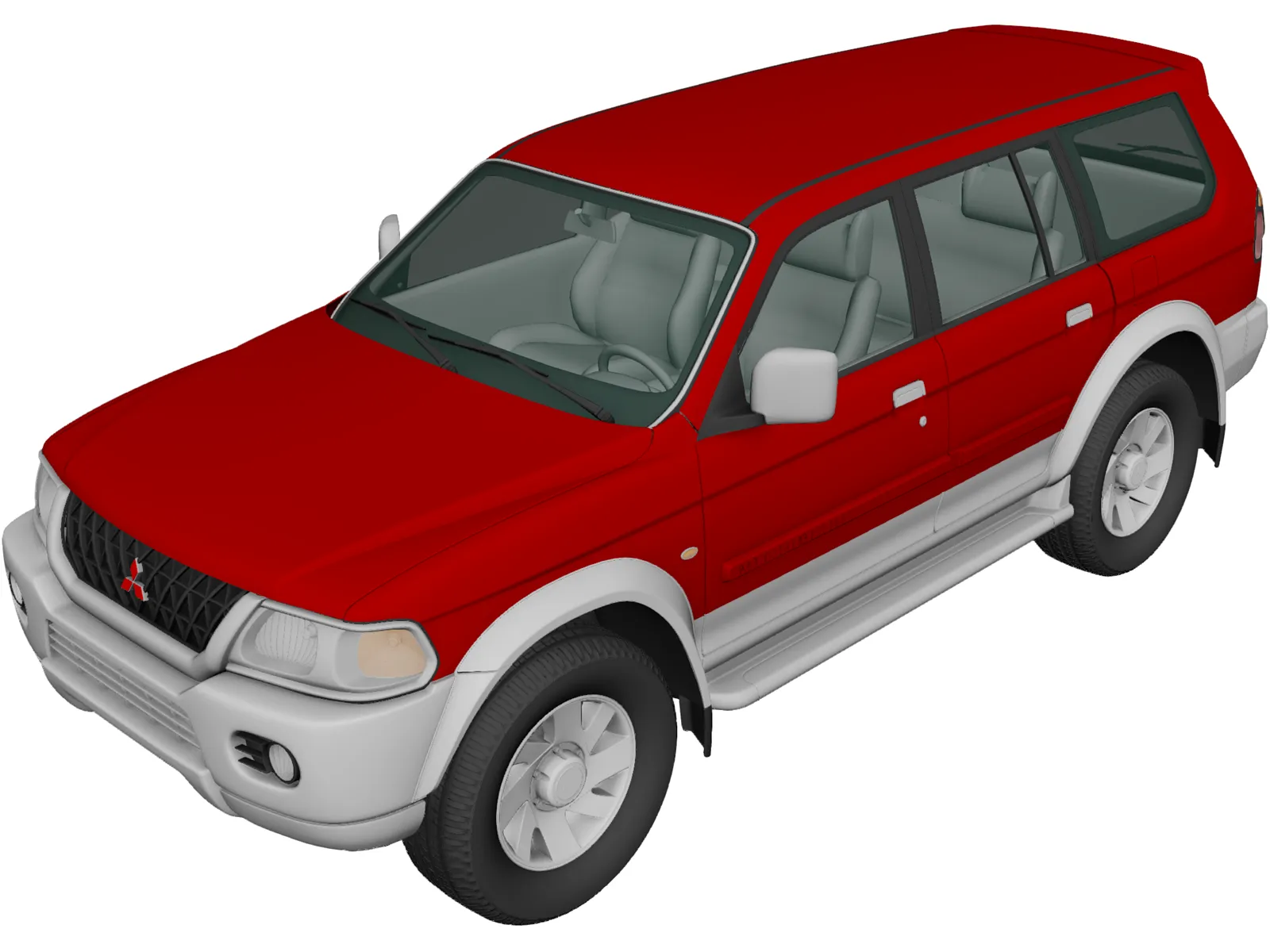 Mitsubishi Pajero Sport (1996) 3D Model main preview