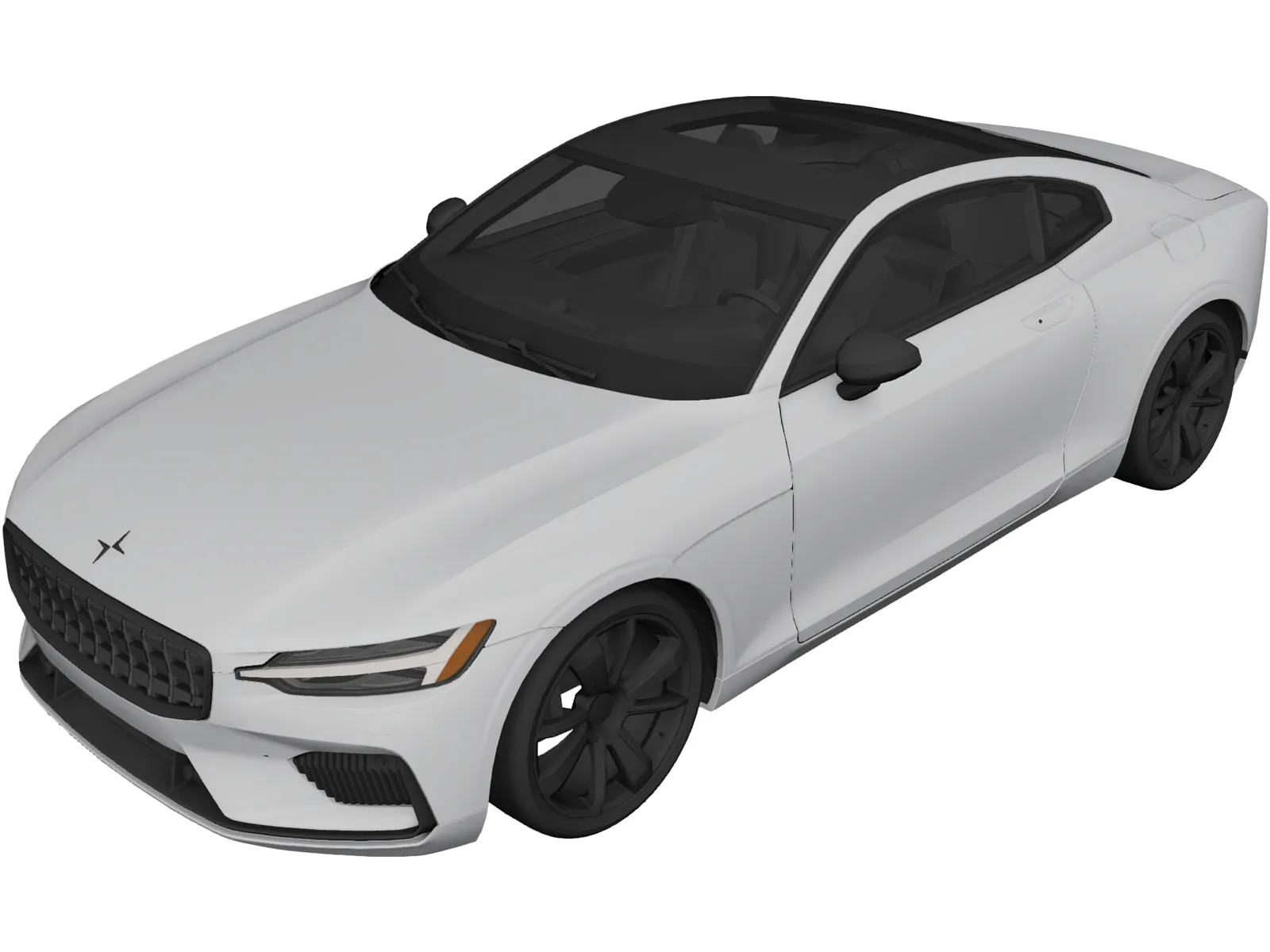 Polestar 1 (2019) 3D Model main preview