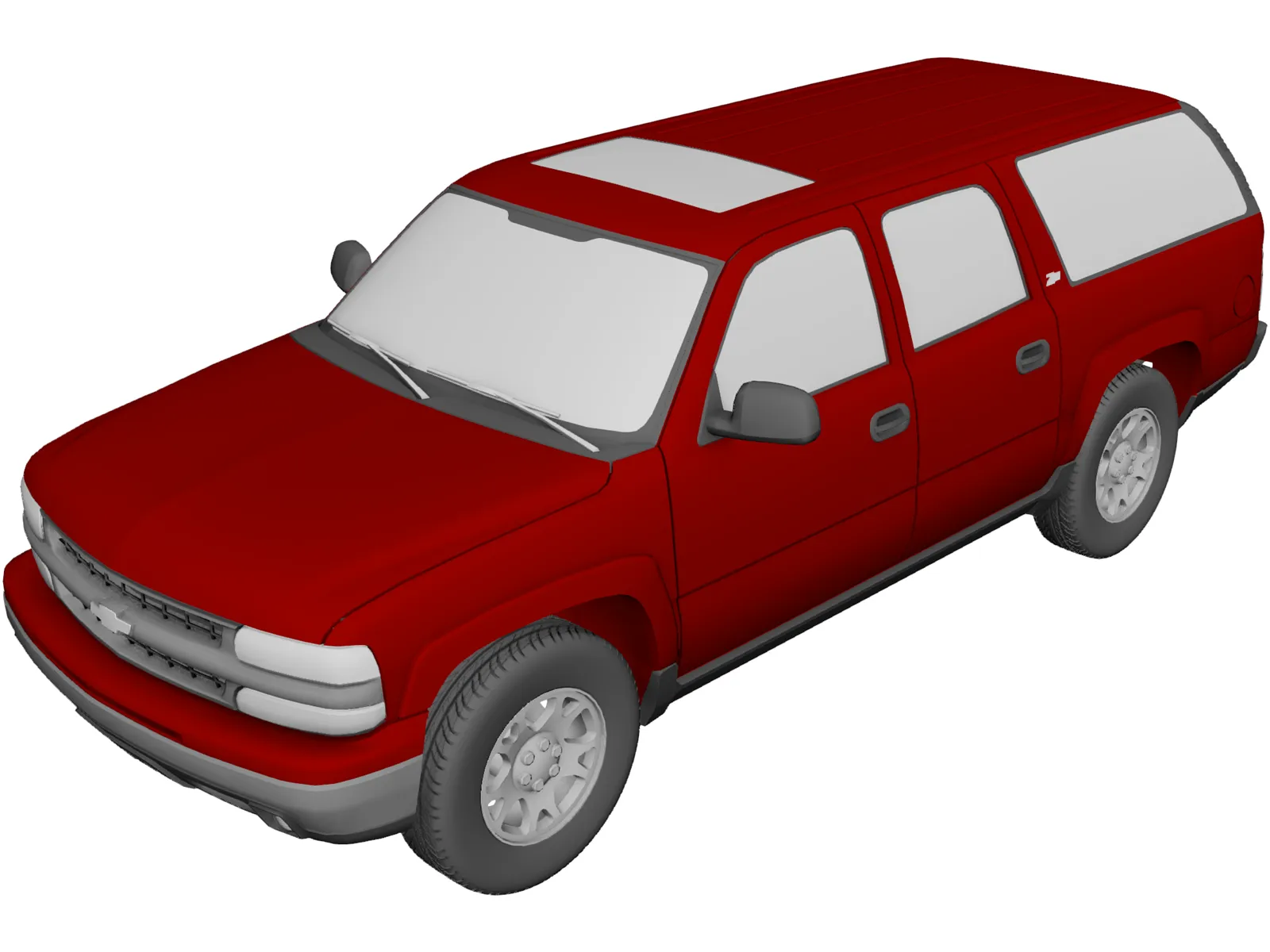 Chevrolet Suburban (2000) 3D Model main preview
