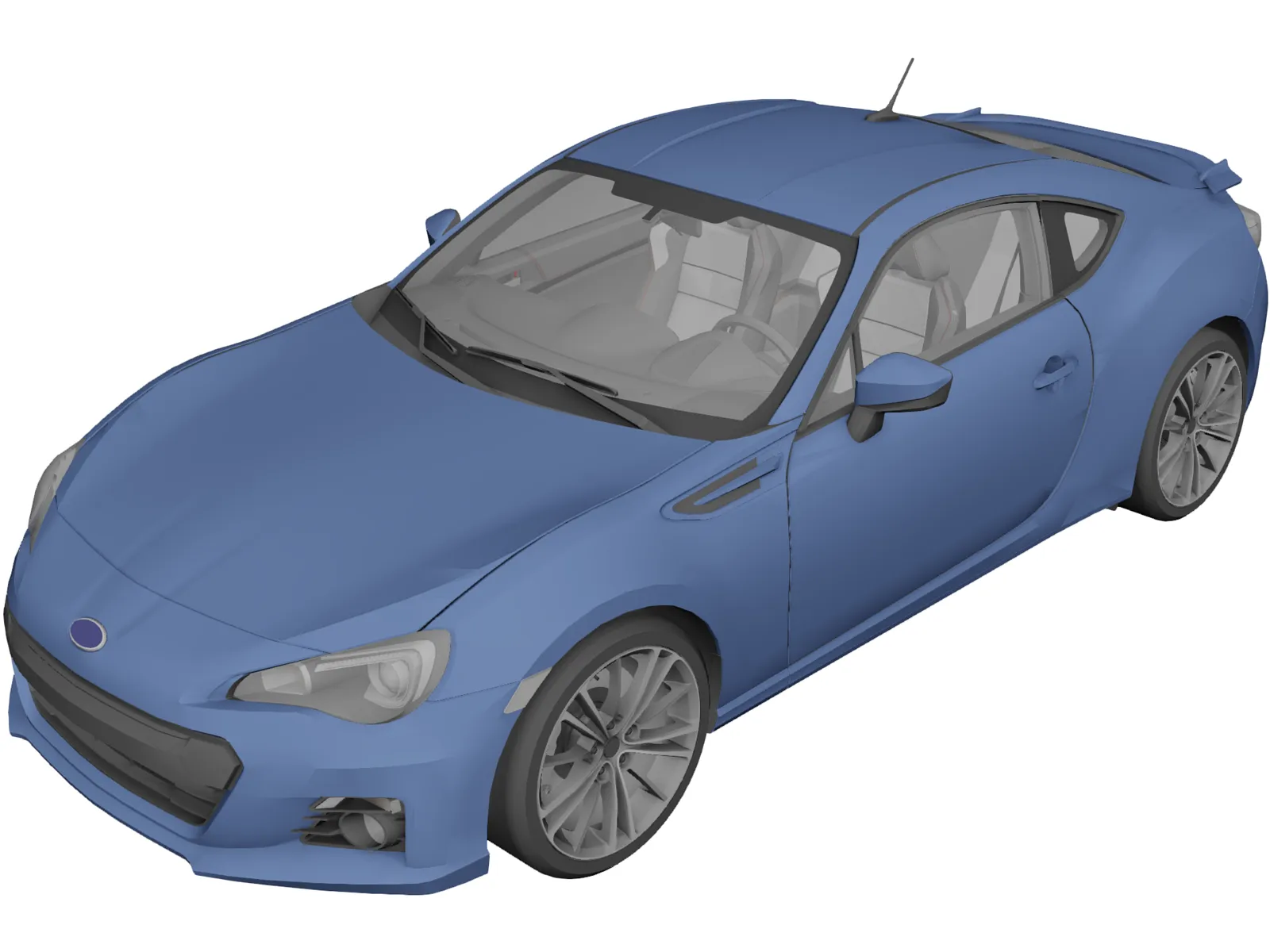 Subaru BRZ [FA20] (2014) 3D Model main preview